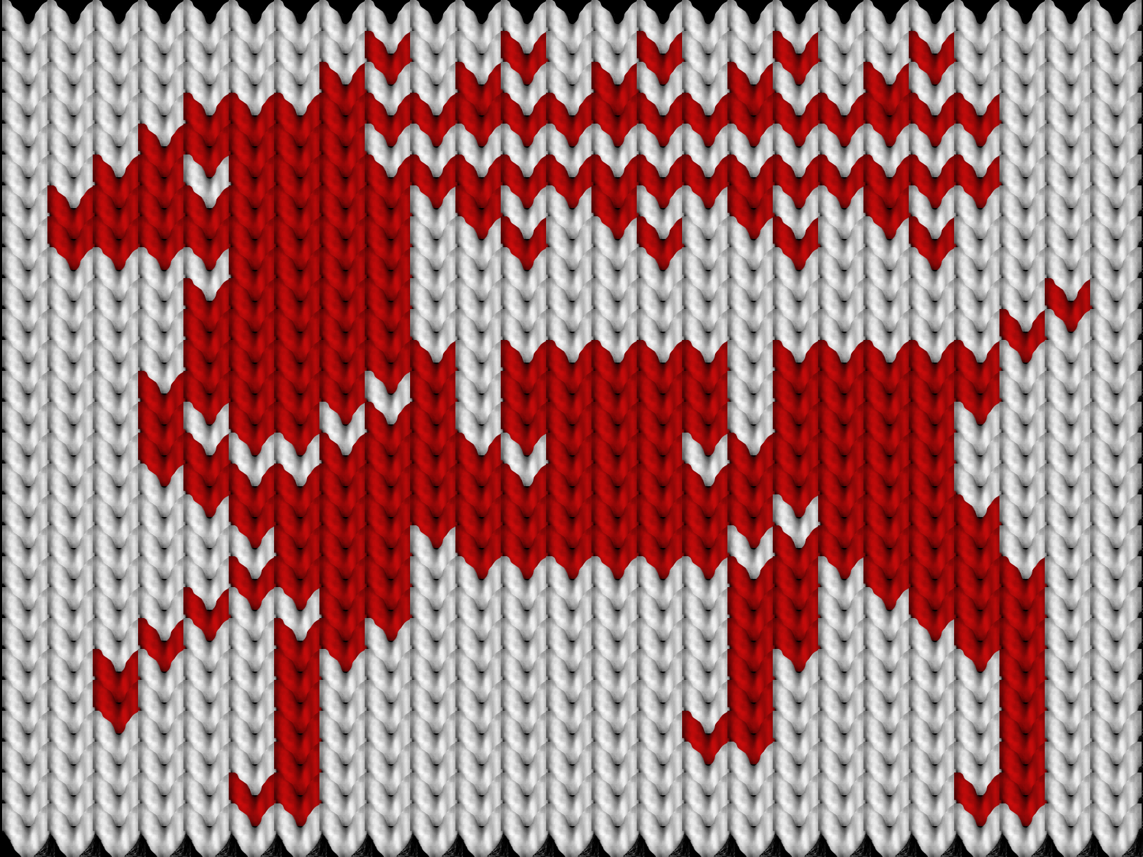 stickat av cotton garn svensk traditionell stickning motiv