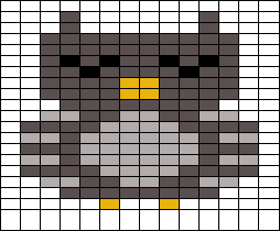 stickning diagram ugle