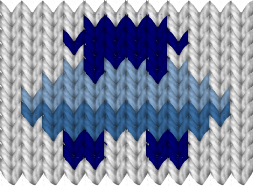 stickning motiv lamm