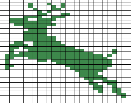 stickning diagram älg
