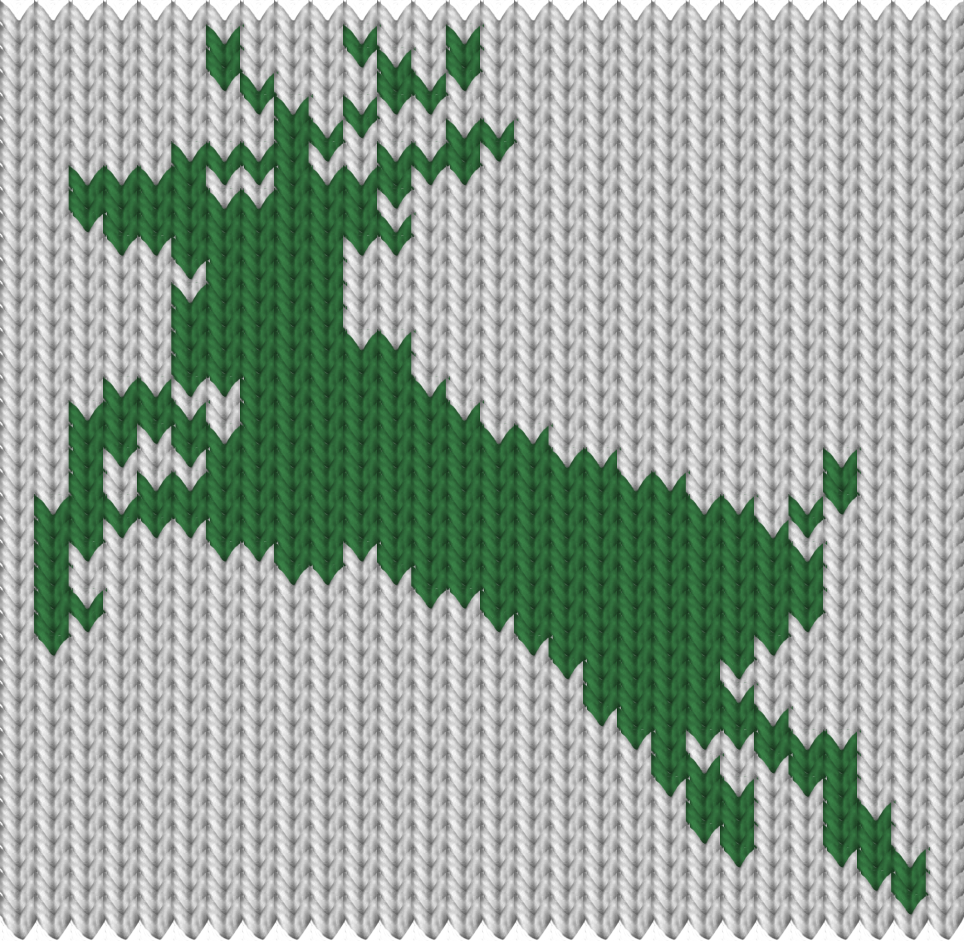 stickning motiv älg