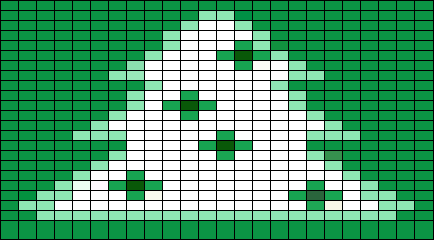 stickningdiagram julgrann