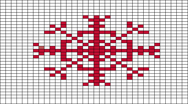 stickning diagram snöflingor