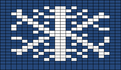 stickningdiagram snöflingor