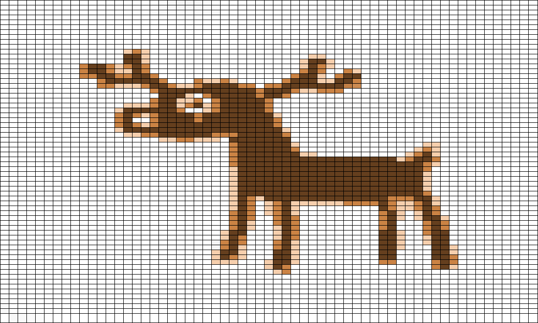 stickningdiagram älg