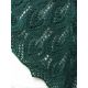 handtsickad scarf med löv mönster