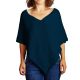 Handstickad poncho