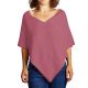 Handstickad poncho