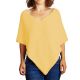 Handstickad poncho