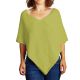 Handstickad poncho