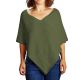 Handstickad poncho