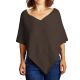 Handstickad poncho
