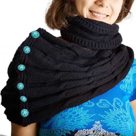 Stickad multiscarf