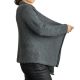 Handstickad cardigan i merino ull