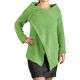 Handstickad cardigan i merino ull