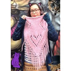 My Bloody Valentine - handstickad scarf