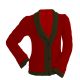 Handstickad business kardigan